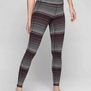Athleta Expanse Stripe Chaturanga Leggings